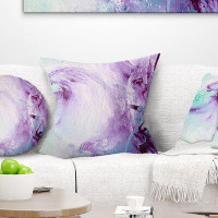 The Twillery Co. Designart 'Deep Colours' Abstract Throw Pillow