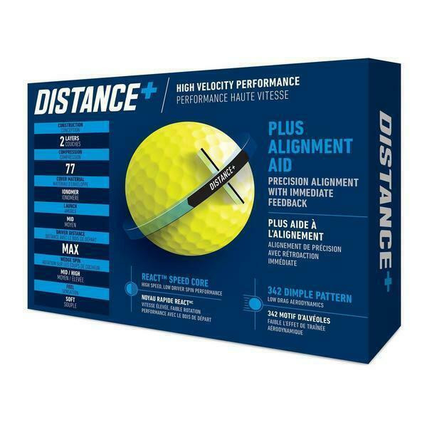 TaylorMade Distance+ Yellow Golf Balls in Golf - Image 2