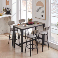 17 Stories Xandyr 4 - Person Counter Height Dining Set