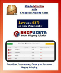 Cheapest Shipping Rates for packages to Moncton