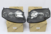 Toyota Supra JZA80 1998 Spec MKIV MK4 Mark 4 Black Housing Headlights Head Lamp Left &amp; Right Pair