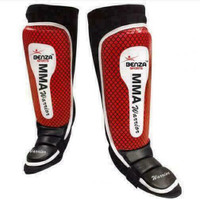 Benza warrior mma shinguard with instep, Shin protector only at Benza Sports