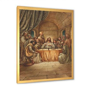 Made in Canada - East Urban Home 'The Last Supper of Jesus' Picture Frame Print on Canvas Canada Preview