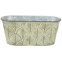 Bay Isle Home™ Embossed Green Leaves Planter
