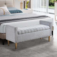 Latitude Run® Nameeta Upholstered Storage Bench