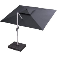 Arlmont & Co. Halani 118.1'' x 143.7'' Rectangular Cantilever Umbrella