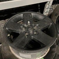 Set of 4 Used JEEP Wheels 17 inch 5x127 BLACK for Sale