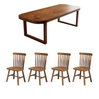 Loon Peak Rectangular dining table and chair combination