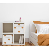 Sweet Jojo Designs Boho Sun White and Pumpkin Fabric Storage Bin by Sweet Jojo Designs