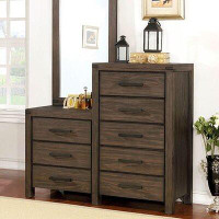Millwood Pines LinoLakes 8 Drawer Double Dresser with Mirror