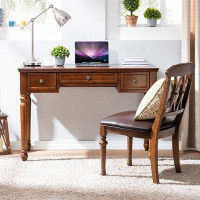 Canora Grey American solid wood home computer office desk