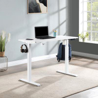 Inbox Zero Primo 48" Electric Sit-To-Stand Desk