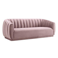 Comfort Design Mats Arnold Mauve Velvet Sofa