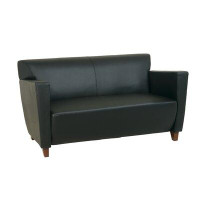 Ebern Designs Amarious Leather Settee