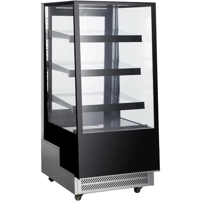 Brand New Square Glass 3 Tier 26 Refrigerated Pastry Display Case in Other Business & Industrial