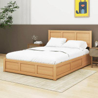 Red Barrel Studio Laceymae Wood Platform Bed with Underneath Storage and 2 Drawers