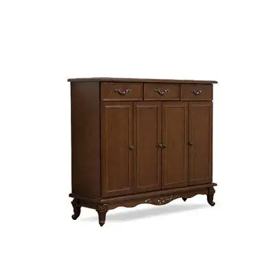Introducing our luxurious American-style solid wood shoe cabinet the epitome of elegance and practic...