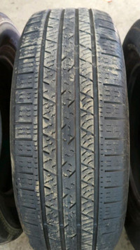 4 pneus dété P235/65R18 106T Continental CrossContact LX Sport 46.5% dusure, mesure 6-6-5-5/32