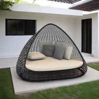 Mity Reen Outdoor bed rattan terrace patio creative sofa