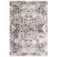 Foundry Select Andros Collection Grey And White Area Rug