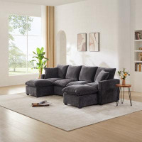 Latitude Run® Upholstered Sofa With 2 Pillows
