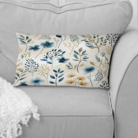 East Urban Home Natural Plant Fusion I - Plants Printed Throw Pillow