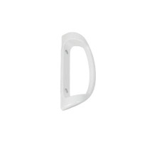 G.A.S. Hardware Omega Sliding Patio Door Handle Set - No Key - White