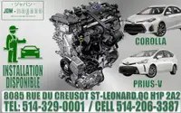 Moteur 2ZR-FXE 1.8 Hybrid Toyota Prius et Toyota Corolla 2017 2018 2019 2020 Engine 4CYL Motor