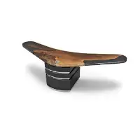 Arditi Collection Boomerang Solid Wood Corner Desk
