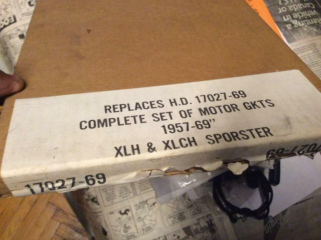 1957-1969 NOS HD XLH XLCH Sportster Complete Set Motor Gaskets in Motorcycle Parts & Accessories in Edmonton