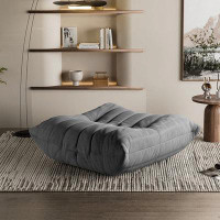 Hokku Designs Soft Lounge Chair Lazy Floor Sofa Accent Bean Bag Ottoman