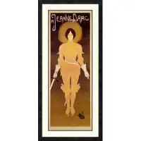 Global Gallery 'Joan d'Arc' by Georges De Feure Framed Vintage Advertisement