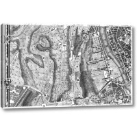 Williston Forge 'Rome Sectional Map' by Giovanni Battista Nolli Giclee Art Print on Wrapped Canvas