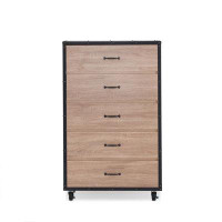 Millwood Pines Bemis Chest In Weathered Light Oak