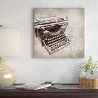 East Urban Home 'On My Desk I' Graphic Art Print on Wrapped Canvas