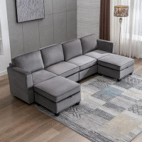 Latitude Run® Tynetta 116.5" Upholstered Reclining Sofa