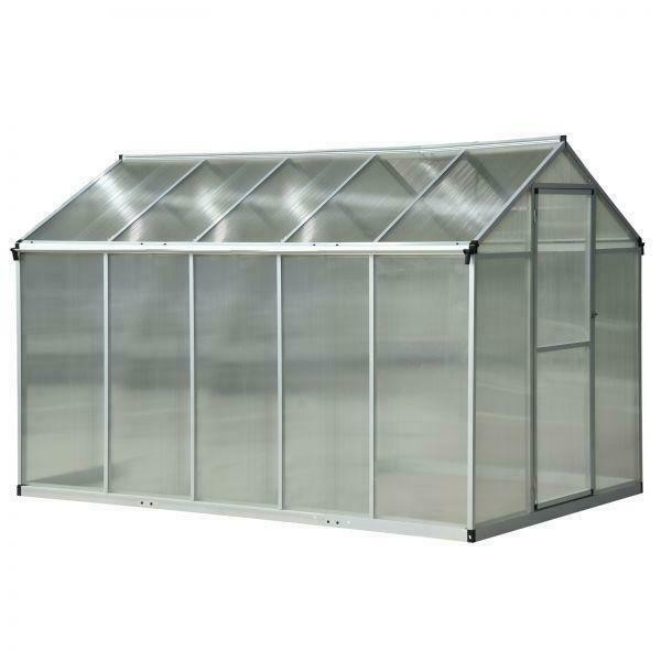 10’x 6ft x 6.5ftPortable Outdoor Walk-In Cold Frame Greenhouse Aluminum Frame / Heavy duty Greenhouse for sale in Patio & Garden Furniture in Ontario - Image 4