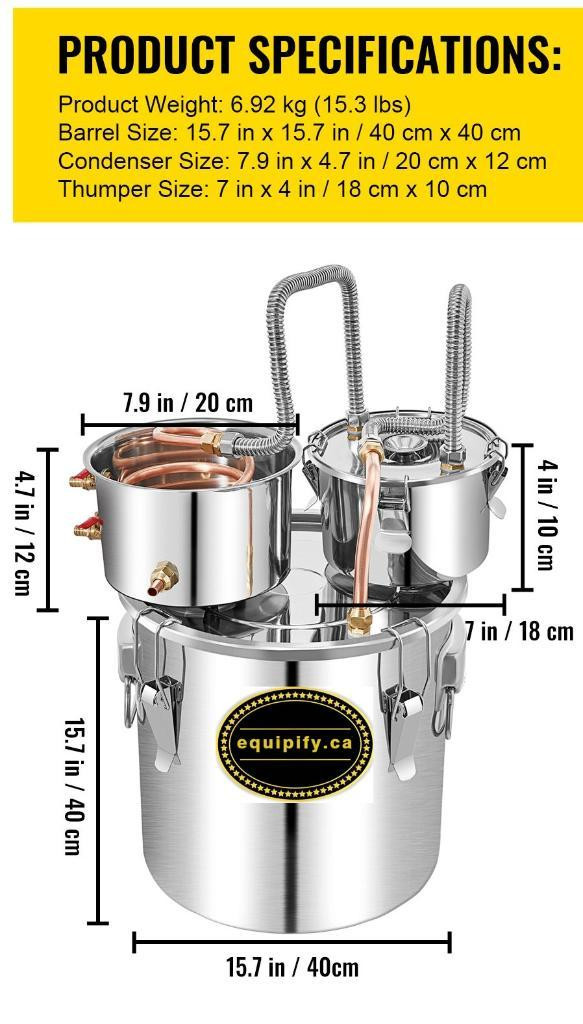 13.2 Gallon Distiller - distills almost  anything - FREE SHIPPING in Other Business & Industrial - Image 3