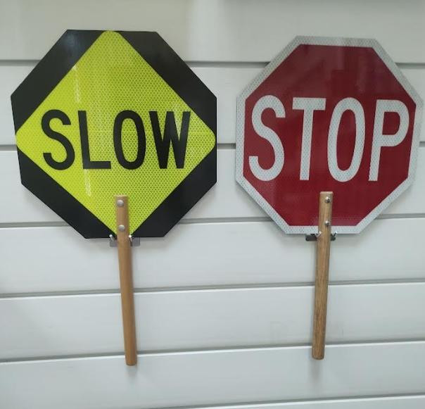 Paddle Signs - Double Sided Stop/Go Stop/Slow Stop/Stop in Other Business & Industrial - Image 2