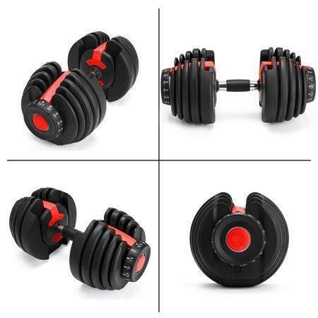 NEW ADJUSTABLE DUMBBELL GYM WEIGHT LIFTING EXERCISE SET 01V0 in Exercise Equipment in Alberta - Image 2