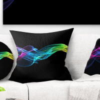Made in Canada - The Twillery Co. Abstract Ribbon Waves Pillow