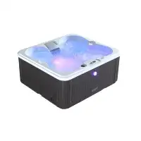 Canadian Spa Co Gander 4-Person 15-Jet Portable Hot Tub With LED Lighting And Adjustable Jets