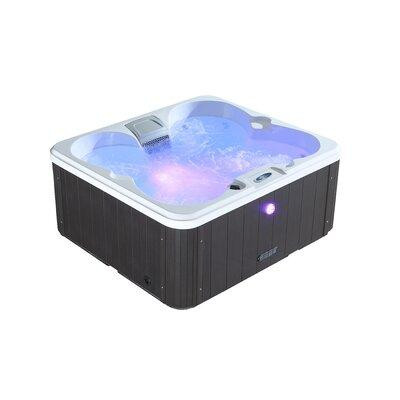 Canadian Spa Co Gander 4-Person 15-Jet Portable Hot Tub With LED Lighting And Adjustable Jets in Hot Tubs & Pools