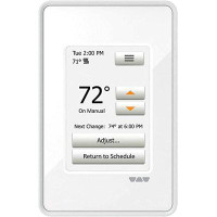 Splash Tile Ditra-Heat Programmable Touchscreen Thermostat, Bright White