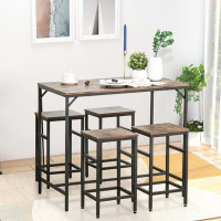 17 Stories Tyer 4 - Person Counter Height Dining Set