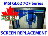 Screen Replacement for MSI GL62 7QF Series Laptop