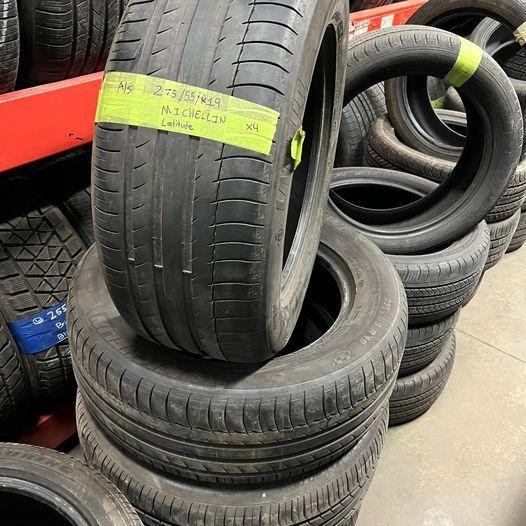 275 55 19 4 Michelin Latitude Tour Used A/S Tires With 70% Tread Left in Tires & Rims in Toronto (GTA)