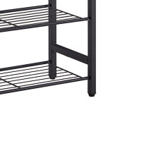 17 Stories Vintage Minimalist Two-Piece Bookcase Set with a Three-Tier Bookcase and a Four-Tier Bookcase