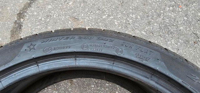 245/40/20 1 pneu hiver pirelli RUNFLAT comme neuf 250$ installer in Tires & Rims in Greater Montréal - Image 3