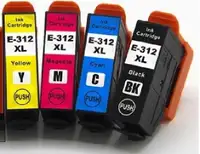 Compatible Epson T312XL BK-C-M-Y New PREMIUM ink Ink Cartridges Combo Pack - 4 Cartridges